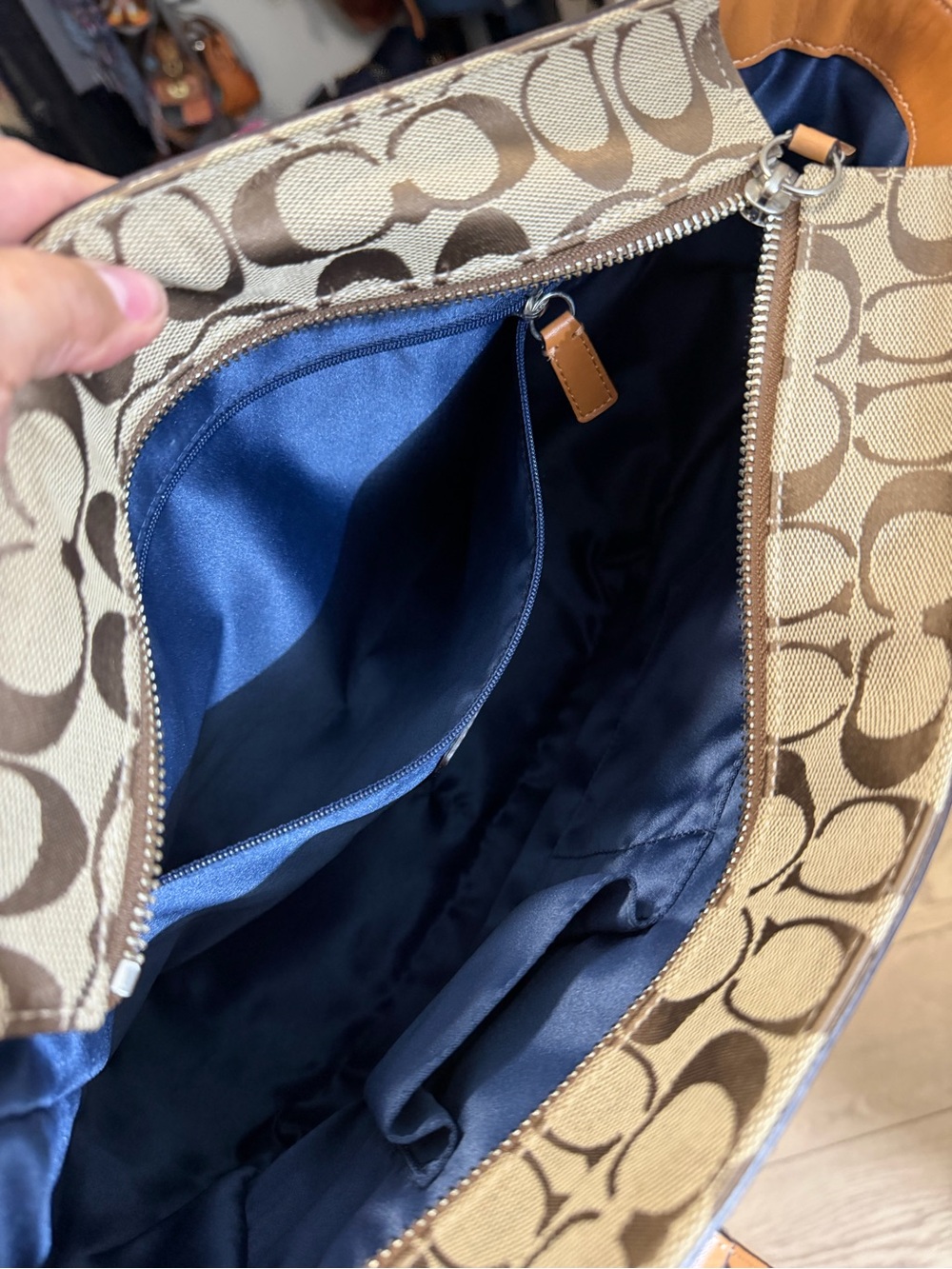 Vintage Coach patchwork NEW - Picture 3 of 12